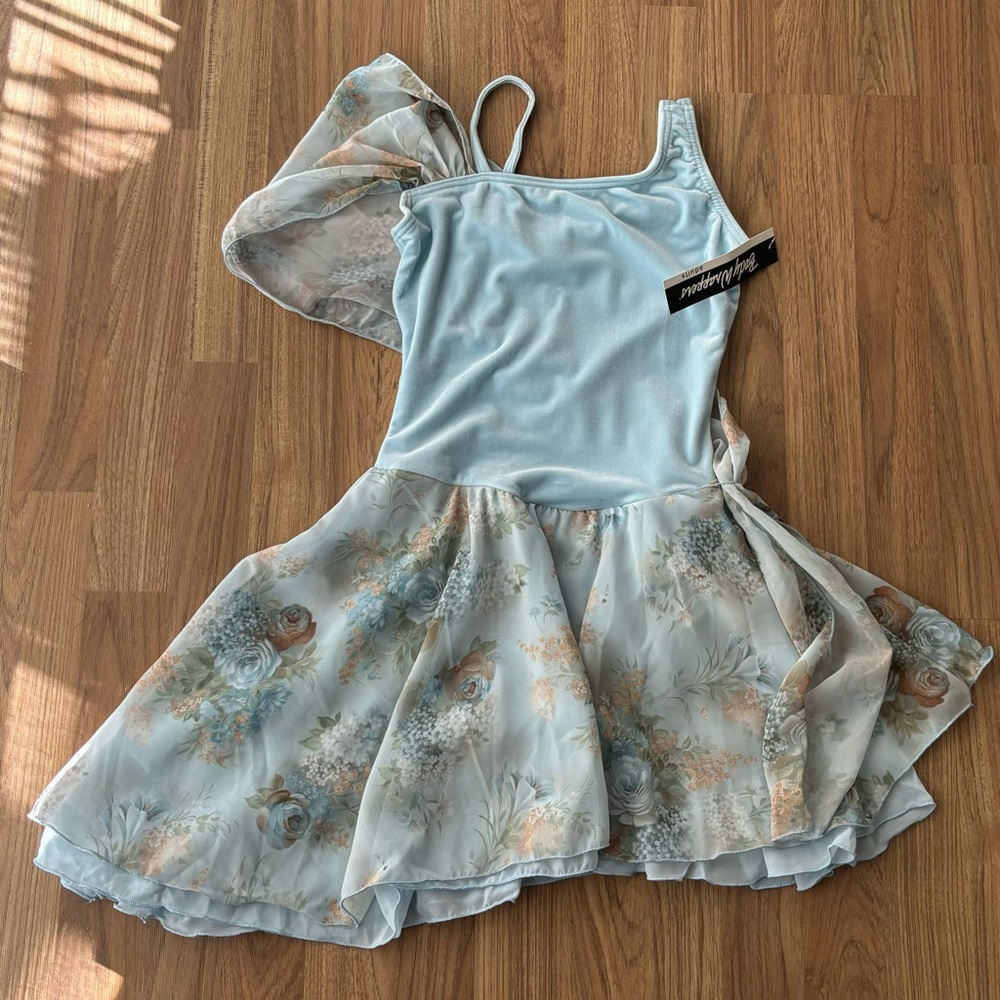 Floral Print Skirted Leopard